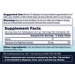 Supplement Facts label for KAL Calming Magnesium Powder 325 MG