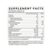 Supplement Facts for Cymbiotika Liposomal Glutathione