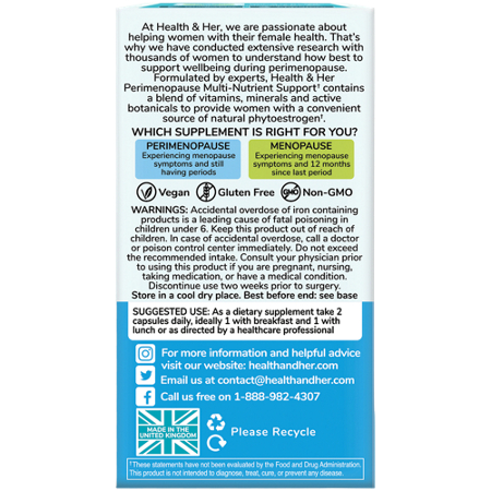 Directions for Health and Her Perimenopause Multi-Nutrient Support for Women