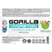 Gorilla Mind Gorilla Hydration Electrolyte Drink Mix Jungle Juice label view 3