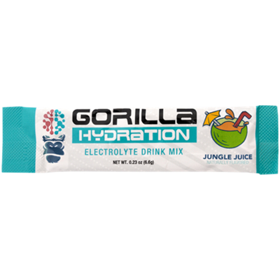 Gorilla Hydration – Electrolyte Drink Mix – Jungle Juice (30 Stick Packs)