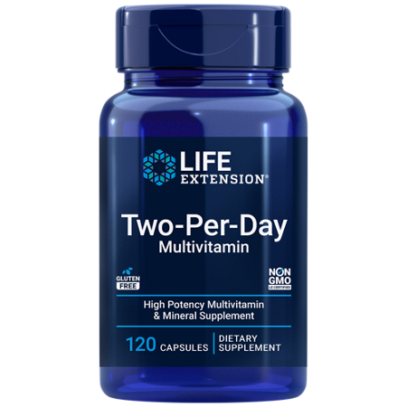 Life Extension Two-Per-Day Multivitamin capsules front