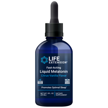 Life Extension Fast-Acting Liquid Melatonin bottle front