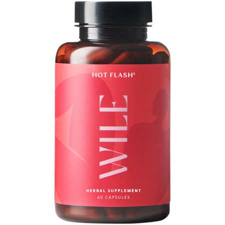 Wile Inc Hot Flash Perimenopausal Support capsules front