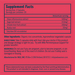 Supplement Facts label for Wile Hot Flash capsules