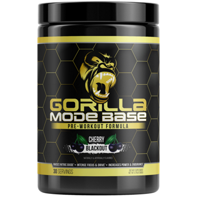 Gorilla Mode Base Preworkout - Cherry Blackout