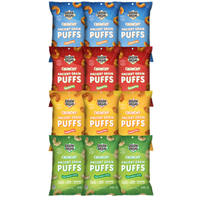 Crunchy Ancient Grain Puffs - Variety Pack