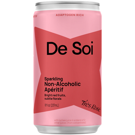 De Soi Sparkling Non-Alcoholic Aperitif can front