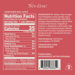 De Soi Inc Tres Rose Sparkling Aperitif Nutrition Label