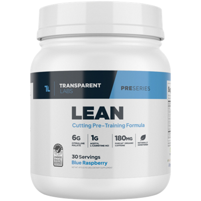 Lean – Cutting Pre-Training Formula – Blue Raspberry (0.92 lbs./30 Servings)