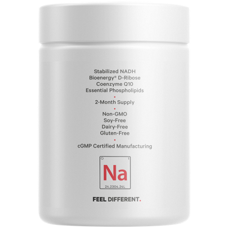 Liposomal NADH plus B12 D-Ribose Coenzyme Q10 capsules view 4