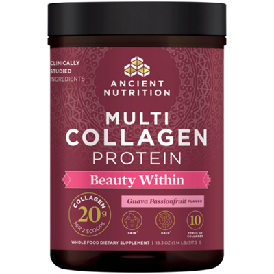 Multi Collagen Protein Powder - Beauty Within - Guava Passionfruit (45 Servings)