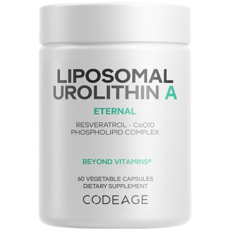 Liposomal Urolithin A capsules 500 MG bottle front