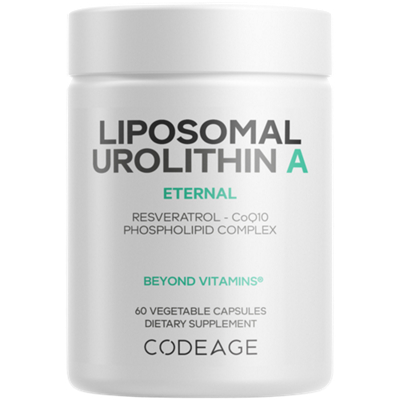 Liposomal Urolithin-A - 500mg of Urolithin, Non- GMO, Gluten Free, Soy Free, Dairy Free, and Keto Friendly (60 Capsules)
