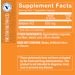 Supplement Facts label for Betaine HCl Fast-Acting Digestive Support 650 MG
