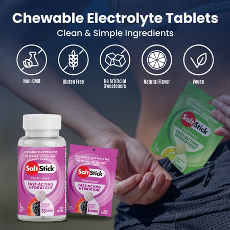 SaltStick Electrolyte Fast Chews Mixed Berry view 7