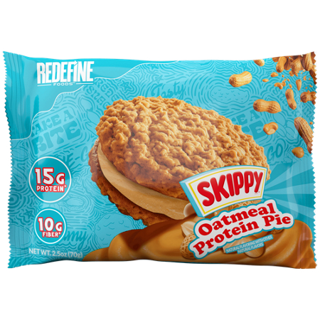 Redefine Foods Oatmeal Protein Pie Skippy package front