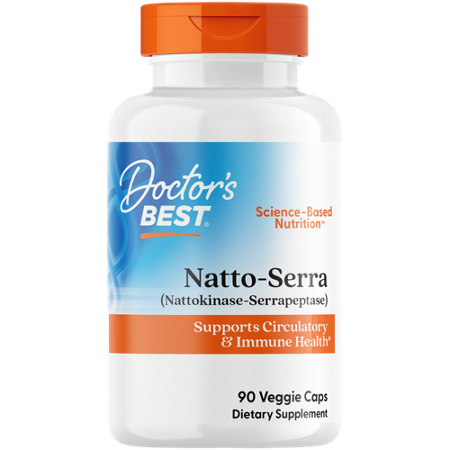 Doctors Best Natto-Serra veggie caps front