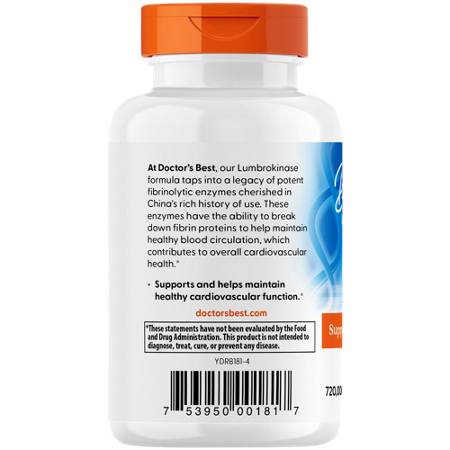 Doctors Best Lumbrokinase 20 MG capsules view 4