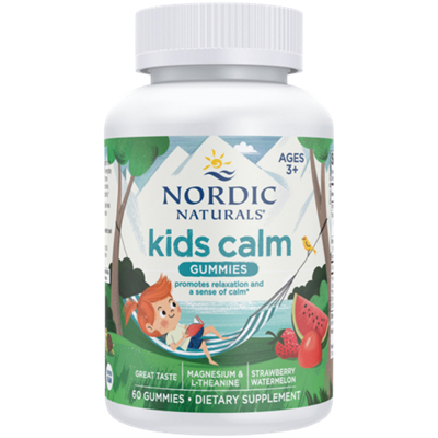Kids Calm Gummies for Relaxation with Magnesium - Strawberry Watermelon (60 Gummies)