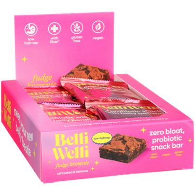 Zero Bloat Probiotic Snack Bar - Fudge Brownie