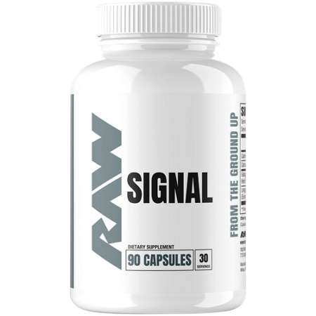 RAW Signal Testosterone Booster 90 Capsules bottle front