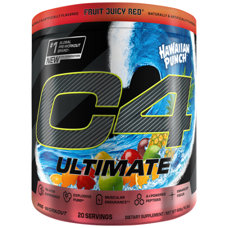 Cellucor C4 Ultimate Pre-Workout Hawaiian Punch container front