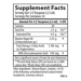 Carlson DHA Omega Liquid Supplement Facts Label