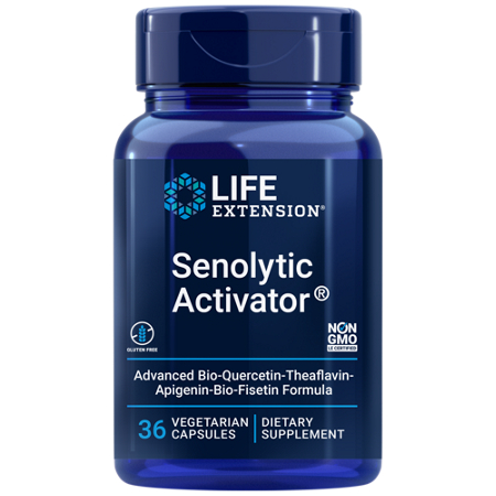 Life Extension Senolytic Activator capsules front