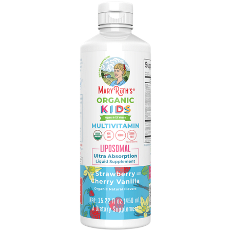 MaryRuths Organic Kids Multivitamin Liposomal Liquid bottle front