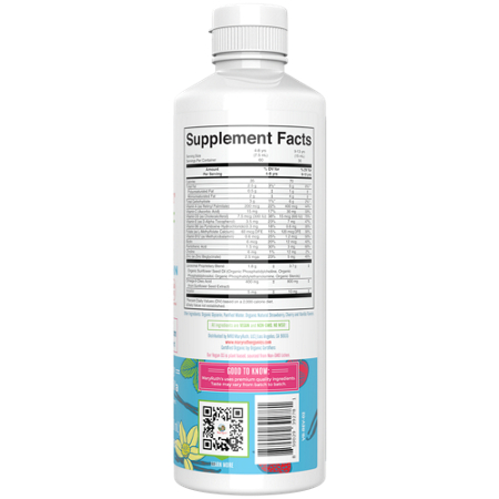 Label for Organic Kids Multivitamin Liposomal Liquid
