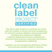 Clean Label Project Certified text image