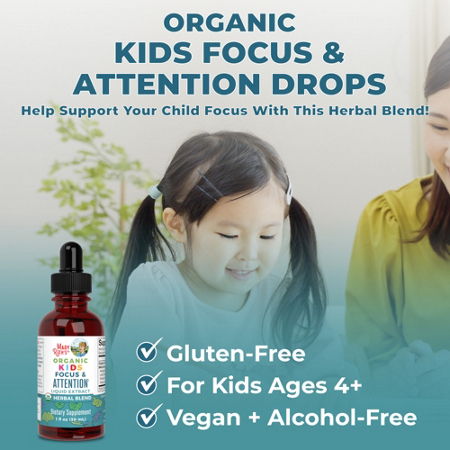 MaryRuth's Organic Kids Focus and Attention Liquid Extract view 7