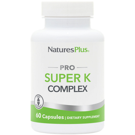 Natures Plus Pro Super K Complex capsules bottle front