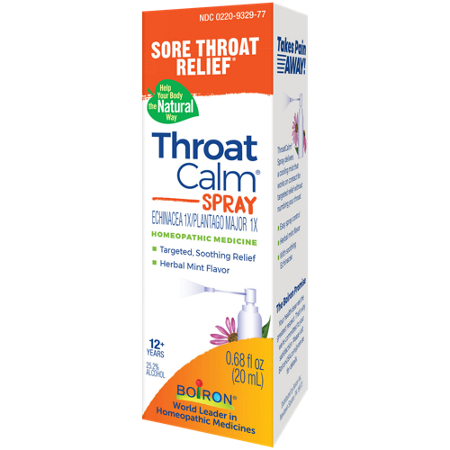ThroatCalm Spray Homeopathic Medicine for Sore Throat Relief box view 4