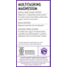 Multitasking Magnesium supplement label