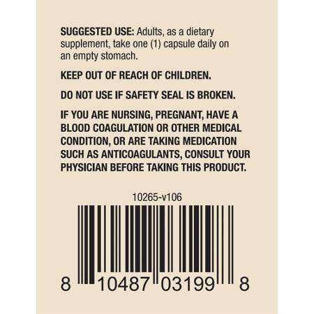 Directions for Mercola Lumbrokinase Enzymes Delayed Release Capsules