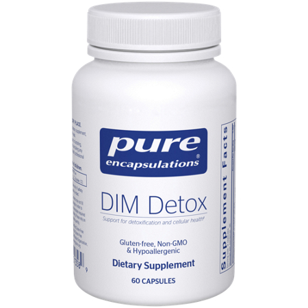 Pure Encapsulations DIM Detox capsules front
