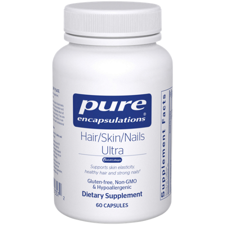 Pure Encapsulations Hair Skin Nails Ultra capsules front