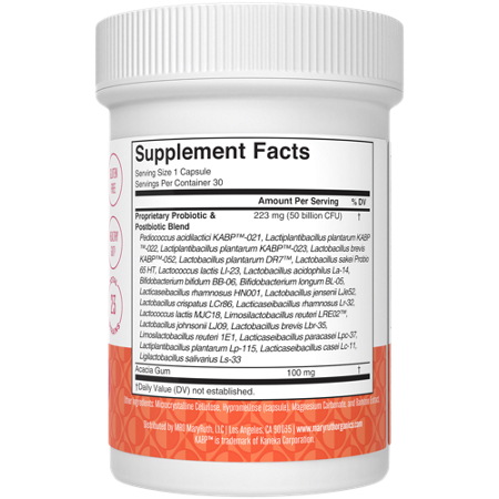 MARYRUTH'S 3-in-1 Women's Probiotic Supplement Facts