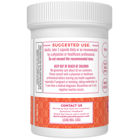 Directions for MARYRUTH'S 3-in-1 Daily Womens Health Probiotic Capsules