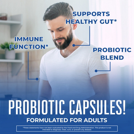 MARYRUTH'S Digestive Probiotics Capsules, 50 Billion CFUs