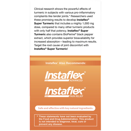 Instaflex Super Turmeric with BioPerine Joint Support 1000 MG view 4