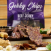 Wicked Cutz Premium Beef Jerky Chips Korean BBQ alternate view 4