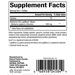 Supplement Facts label for Natural Factors Berberine LipoMicel Matrix 500 MG
