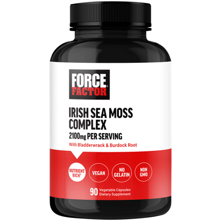 Force Factor Irish Sea Moss Complex capsules bottle front