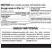 Supplement Facts label for bone and marrow capsules 750 MG