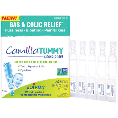 Camilia Tummy Homeopathic Medicine for Gas and Colic Relief liquid doses view 2