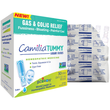 Boiron Camilia Tummy Homeopathic Medicine Gas Colic Relief liquid doses view 5