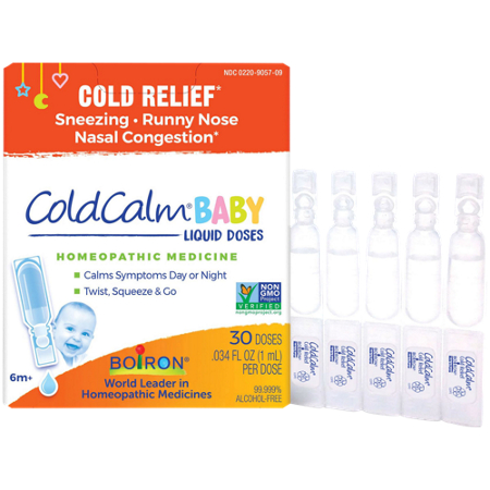 Boiron ColdCalm Baby Homeopathic Medicine liquid doses view 2